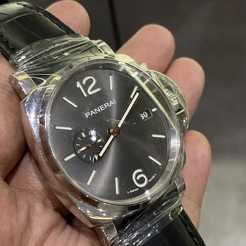 Thumb Luminor Due 42 3 Days Date Stainless Steel / Grey