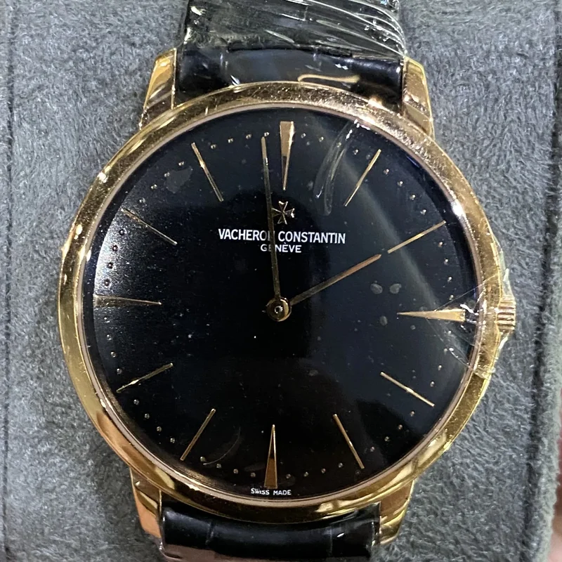 Patrimony Contemporaine 40 Manual-Winding Pink Gold / Black