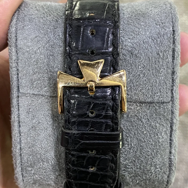 Thumb Patrimony Contemporaine 40 Manual-Winding Pink Gold / Black