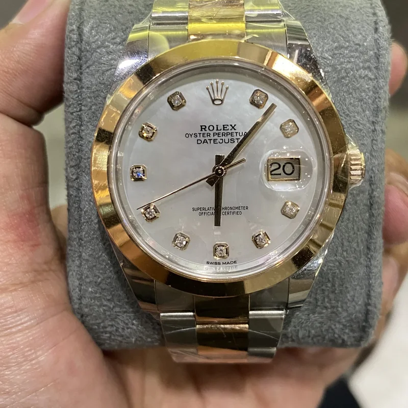 Datejust 41 Rolesor Everose Smooth / Oyster / MOP - Diamond