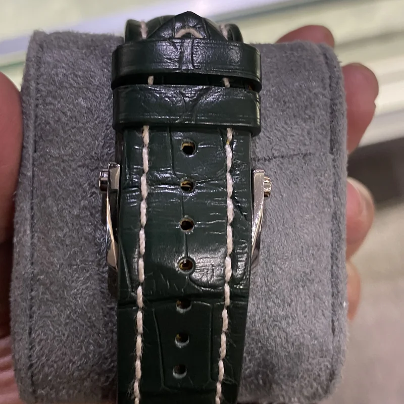 Thumb Navitimer Automatic 41 Automatic Stainless Steel / Green / Leather