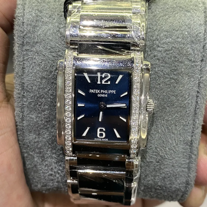 Twenty~4 Manchette Stainless Steel / Blue