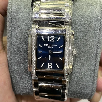 Twenty~4 Manchette Stainless Steel / Blue