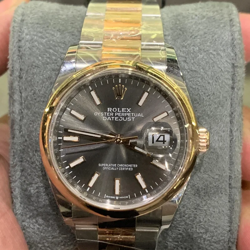 Datejust 36 Stainless Steel / Everose / Smooth / Slate / Oyster