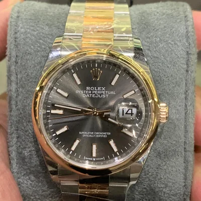 Datejust 36 Stainless Steel / Everose / Smooth / Slate / Oyster