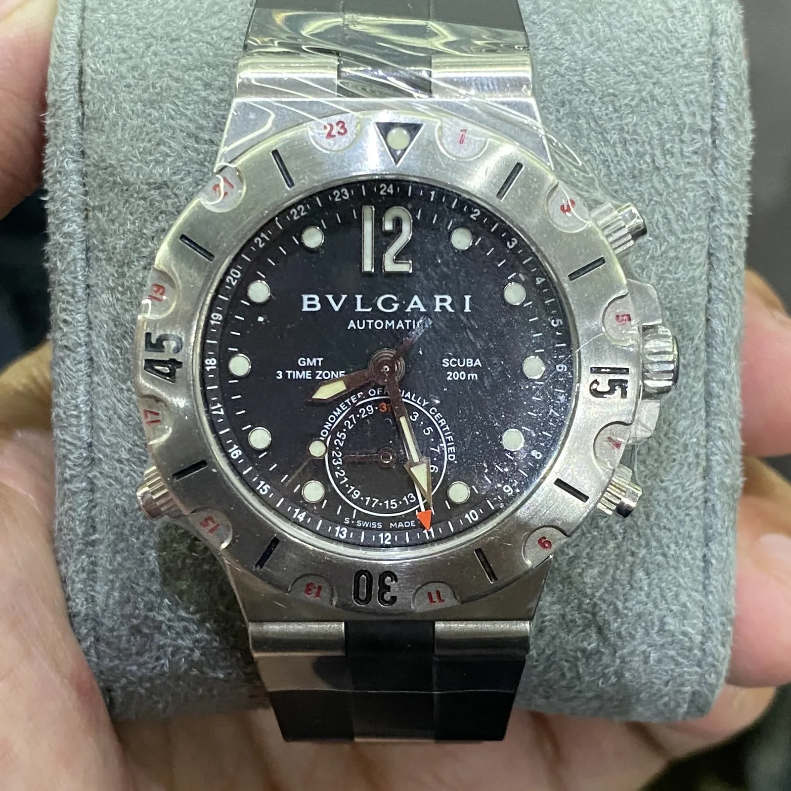 Scuba Diagono GMT Automatic Stainless Steel 