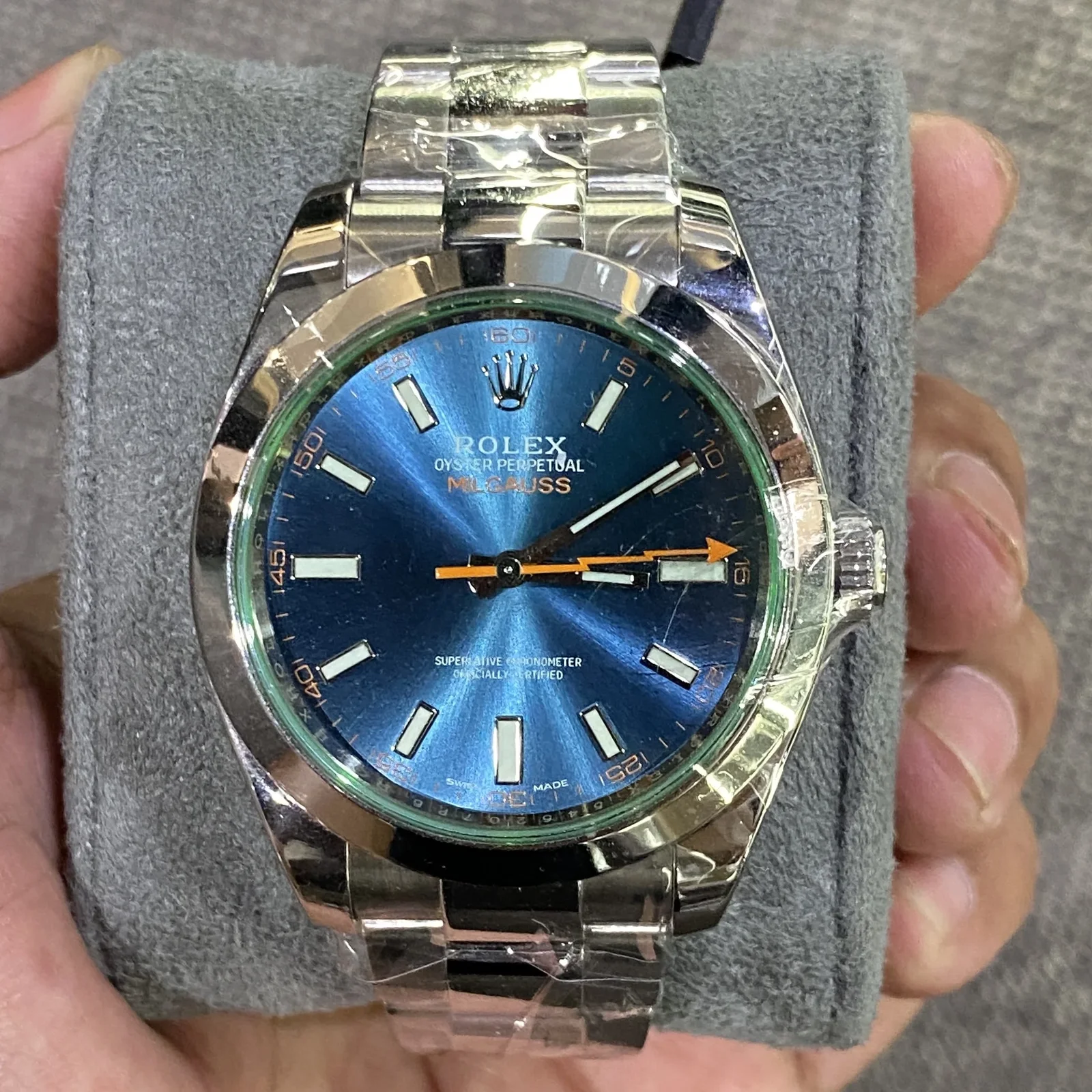 Milgauss GV Stainless Steel / Z-Blue