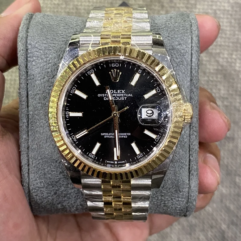 Datejust 41 Rolesor Yellow Fluted / Jubilee / Black