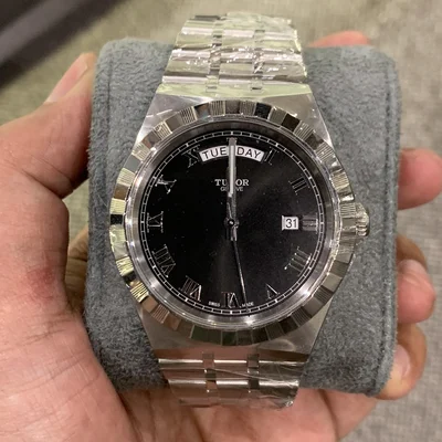 Royal Day-Date 41 Stainless Steel / Black - Roman