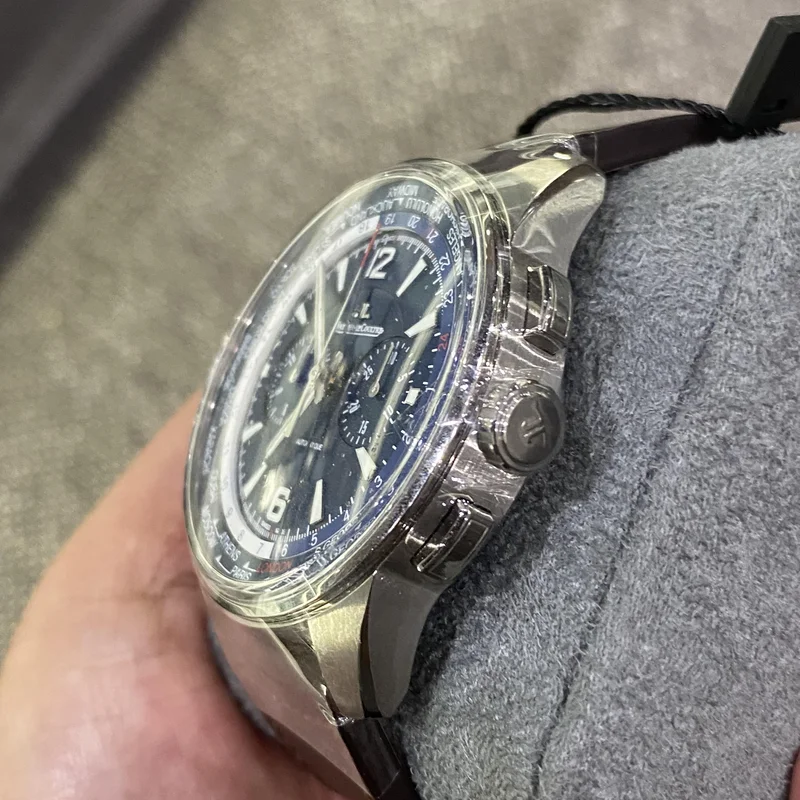 Thumb Polaris Chronograph WT Titanium / Blue / Calf