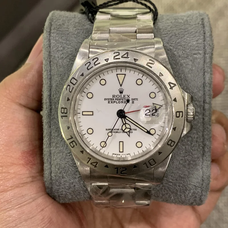 Explorer II White Tritium