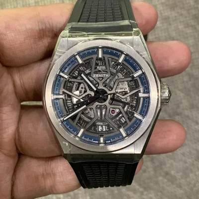 Defy Classic Titanium / Skeleton / Rubber