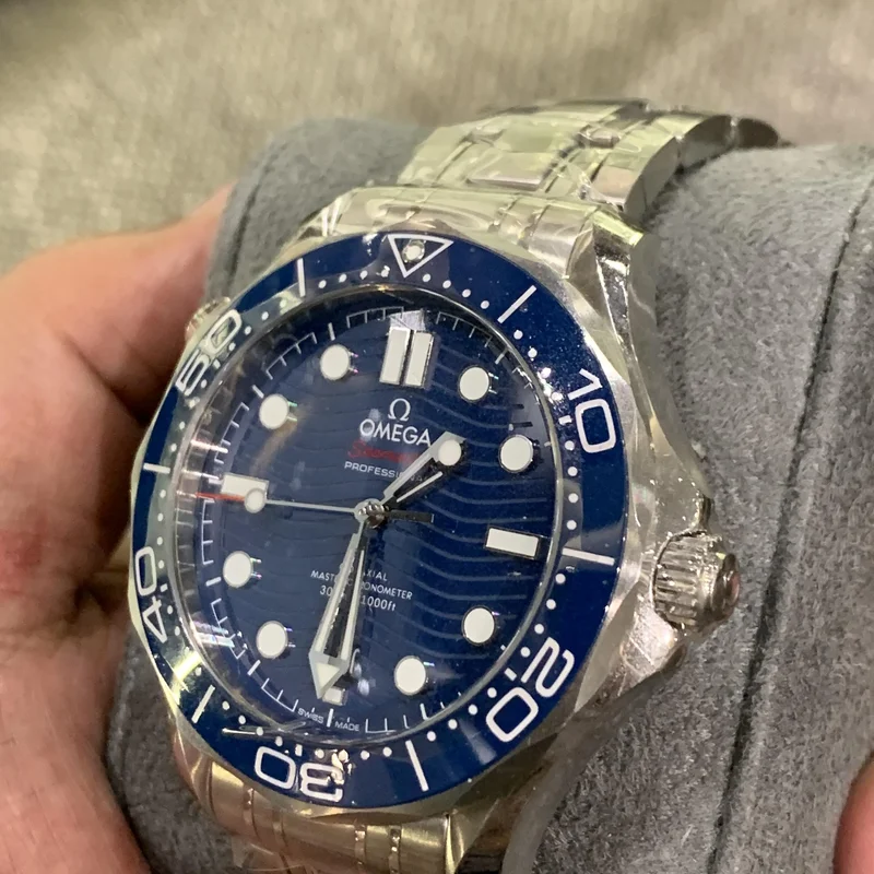 Thumb Seamaster Diver 300M Master Co-Axial 42 Stainless Steel / Blue / Bracelet