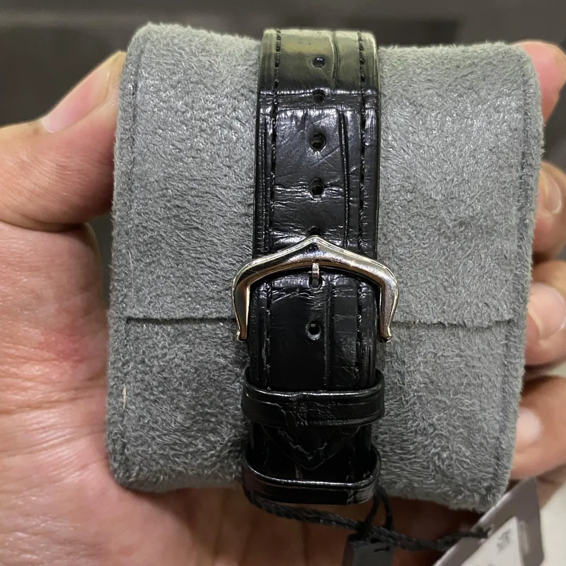 Thumb Santos Dumont Stainless Steel / Black Lacquer