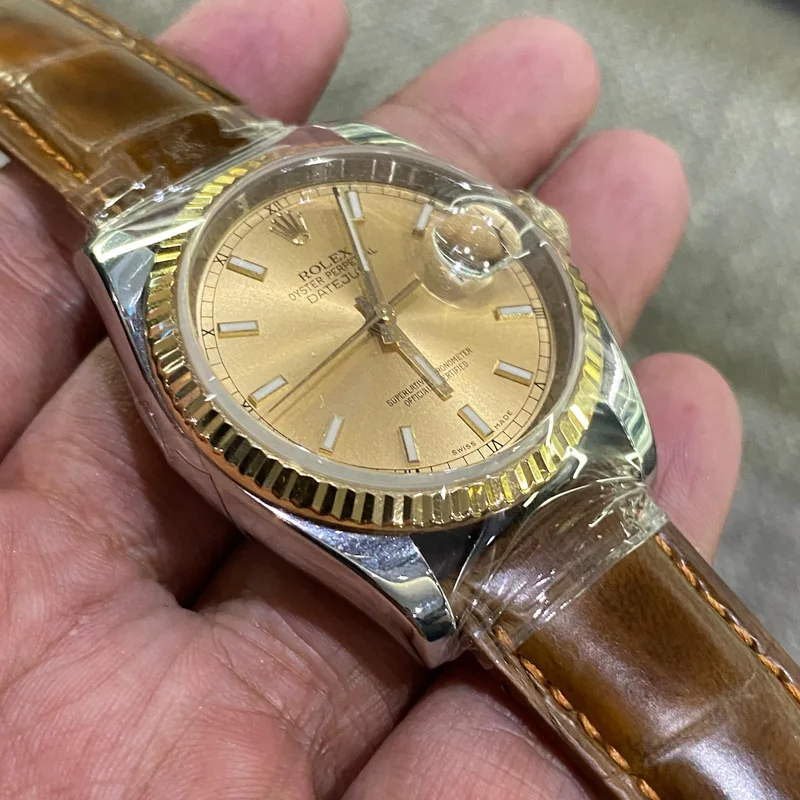 Thumb Datejust 36 Rolesor Yellow Fluted / Oyster / Champagne