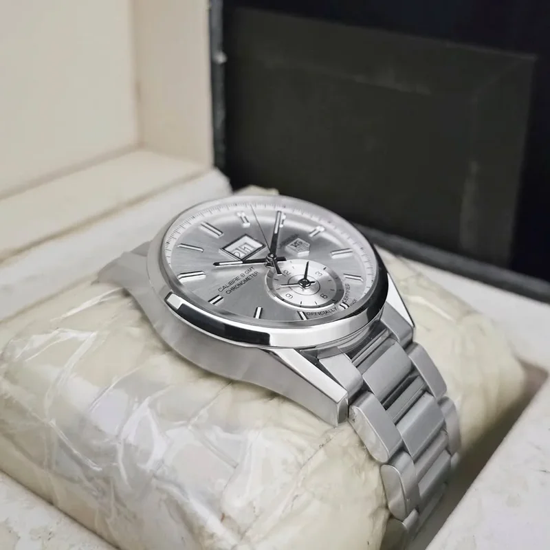 Thumb Carrera Calibre 8 41 Stainless Steel / Silver / Bracelet