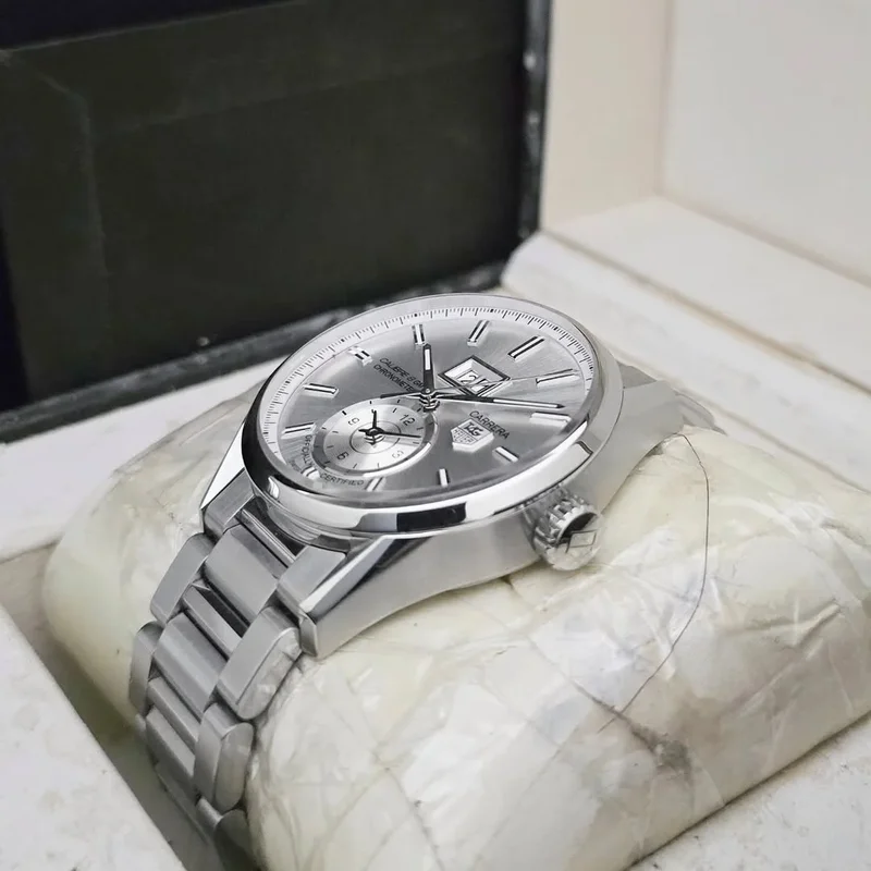 Thumb Carrera Calibre 8 41 Stainless Steel / Silver / Bracelet