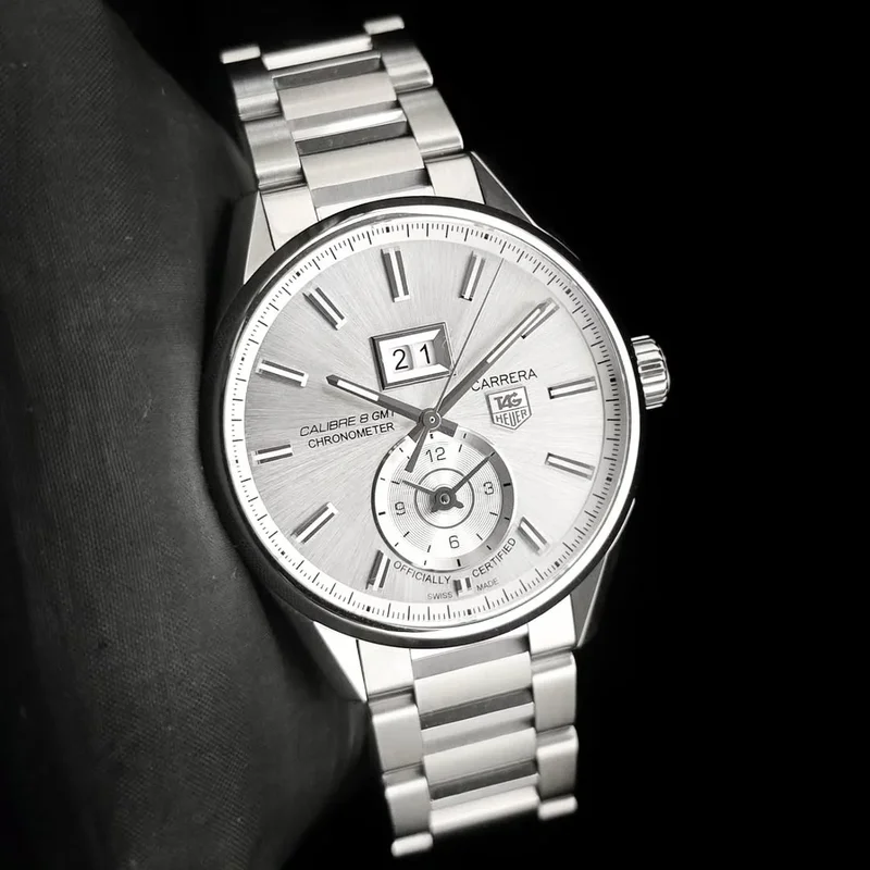 Carrera Calibre 8 41 Stainless Steel / Silver / Bracelet