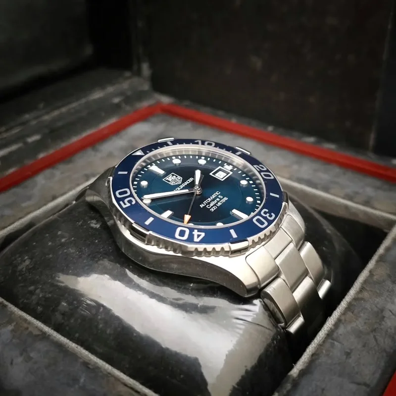 Thumb Aquaracer 300M Calibre 5 41 Stainless Steel / Blue / Bracelet