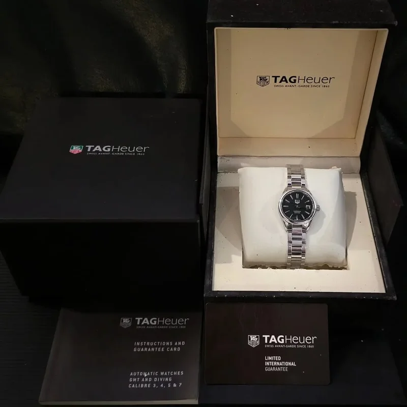 Thumb Carrera Calibre 9 28 Stainless Steel / Black / Bracelet