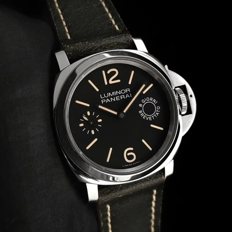 Luminor Marina 44 8 Days Stainless Steel / Black - Brevettato
