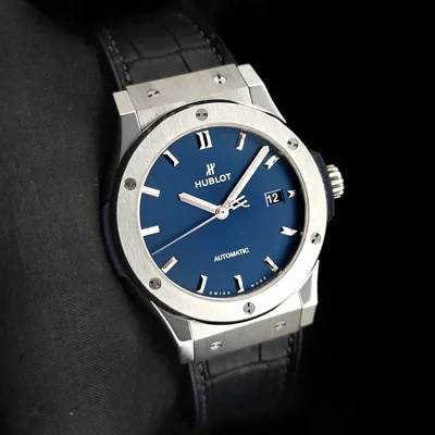Classic Fusion 42 Titanium / Blue / Rubber