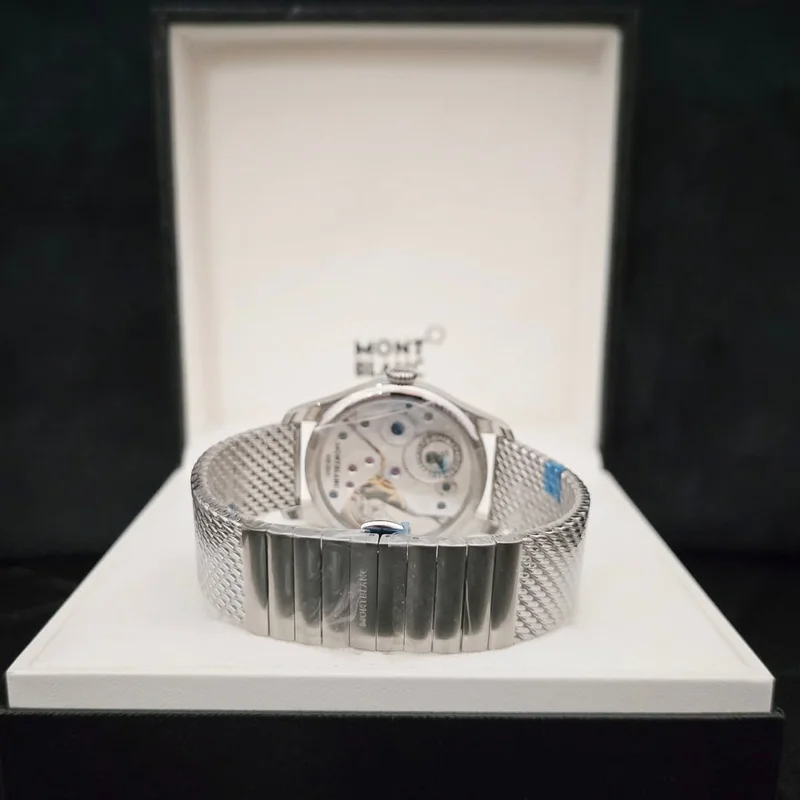 Thumb 1858 Manual Small Second Stainless Steel / Black / Mesh