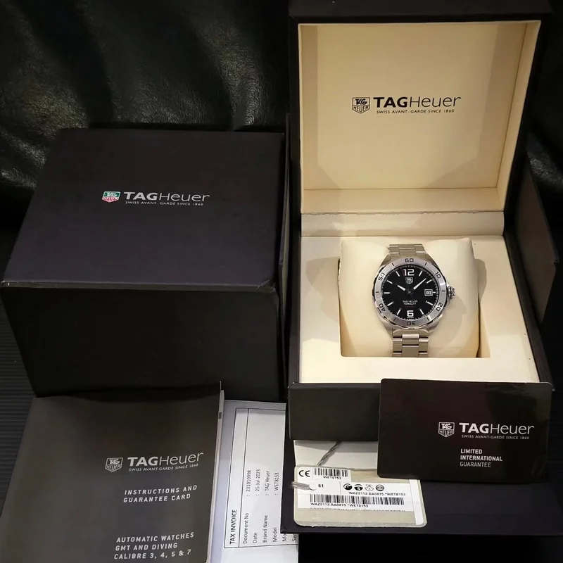 Thumb Formula 1 Calibre 5 41 Stainless Steel / Black / Bracelet