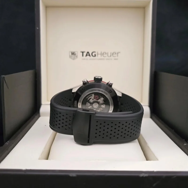 Thumb Carrera Calibre Heuer 01 45 Stainless Steel / Skeleton / Rubber