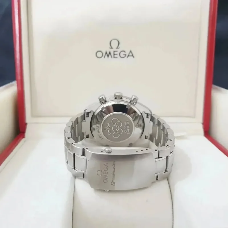 Thumb Speedmaster Date 40 Stainless Steel / White / Bracelet / Olympic Timeless