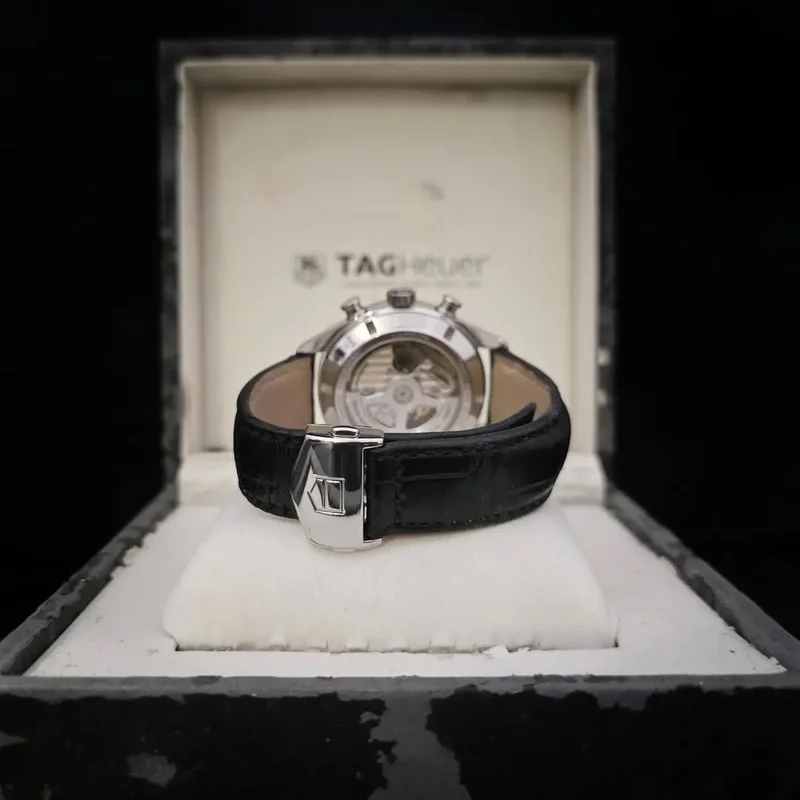 Thumb Carrera Calibre 1887 41 Stainless Steel / Black / Alligator