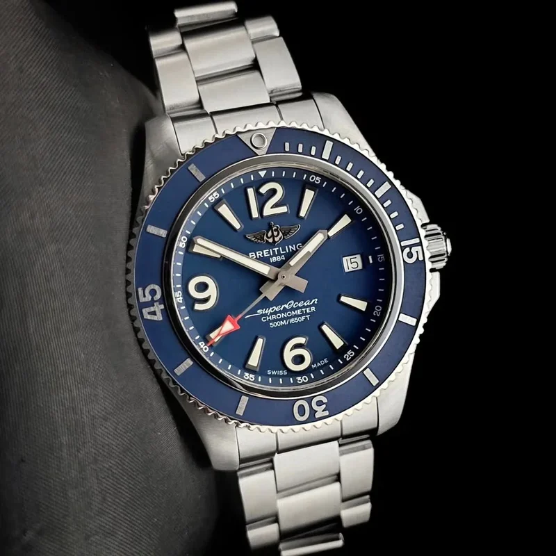 Superocean 42 Stainless Steel / Blue / Japan