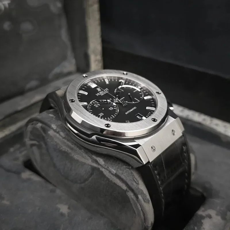 Thumb Classic Fusion 45 Chronograph Titanium / Black / Alligator