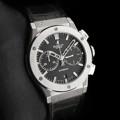 Classic Fusion 45 Chronograph Titanium / Black / Alligator