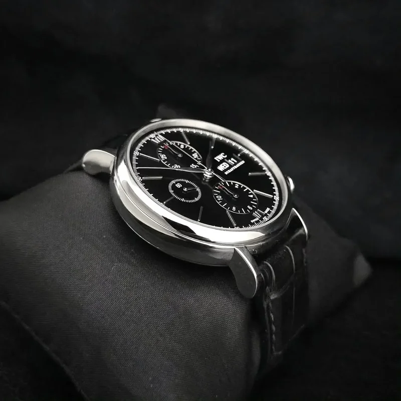 Thumb Portofino Chronograph Stainless Steel / Black