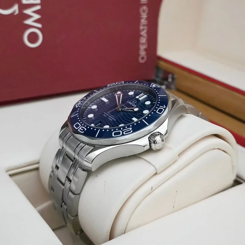 Thumb Seamaster Diver 300M Master Co-Axial 42 Stainless Steel / Blue / Bracelet