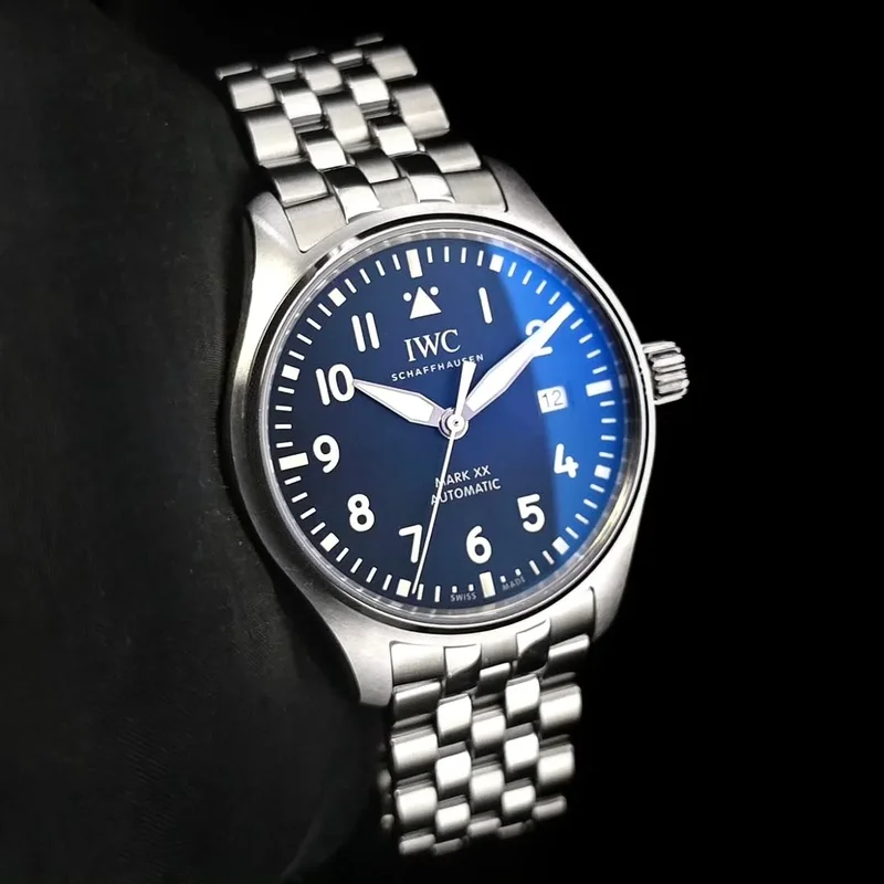 Pilot's Watch Mark XX Stainless Steel / Blue / Bracelet