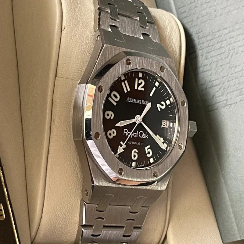 Thumb Royal Oak 14790 Date Stainless Steel / Military