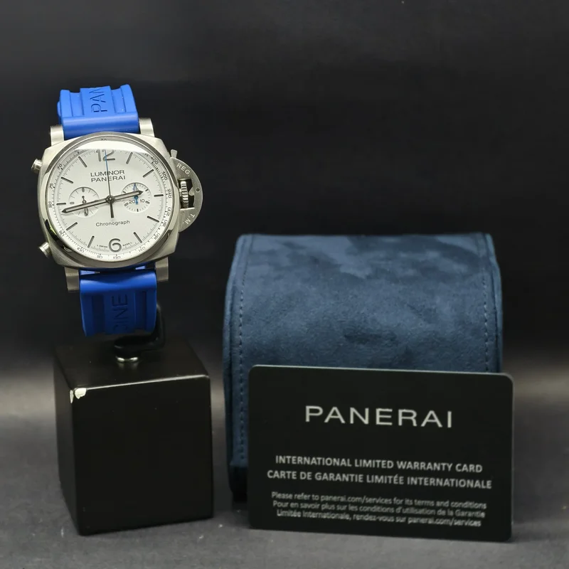 Thumb Luminor 1950 Chrono 44 Stainless Steel / White