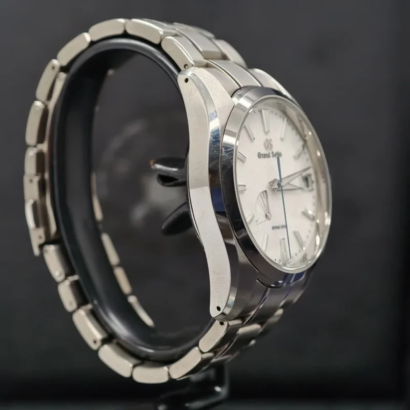 Thumb Spring Drive Stainless Steel / Snowflake / Bracelet