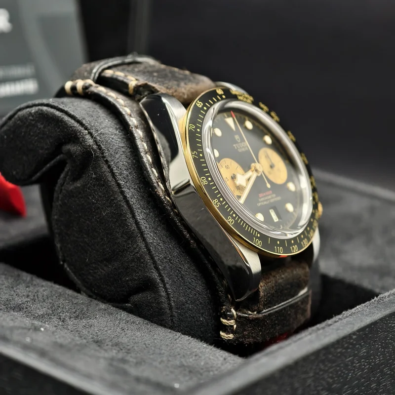 Thumb Heritage Black Bay Chronograph S&G / Black / Bund