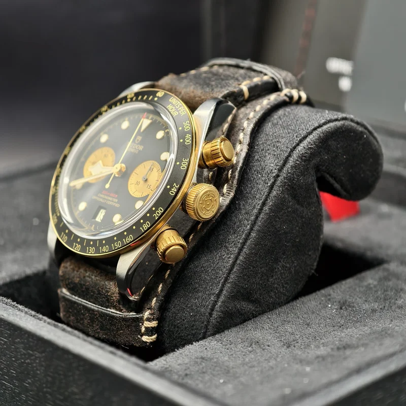 Thumb Heritage Black Bay Chronograph S&G / Black / Bund