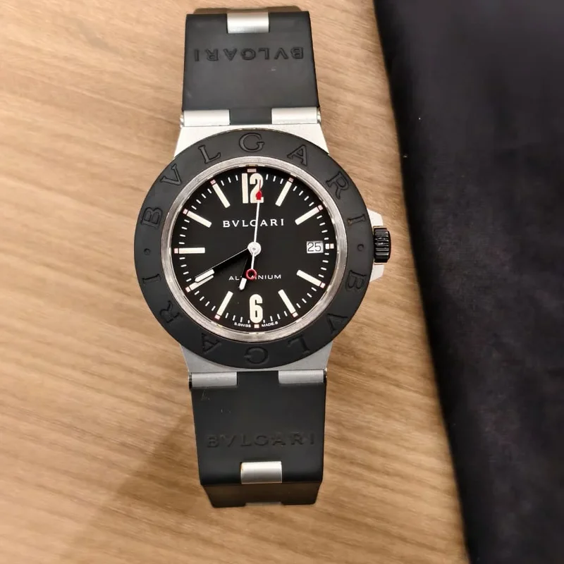 Aluminium Date Black Automatic