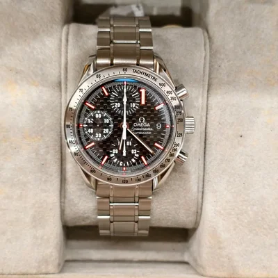 Speedmaster Date 40 Stainless Steel / Carbon / Bracelet / Schumacher 2001