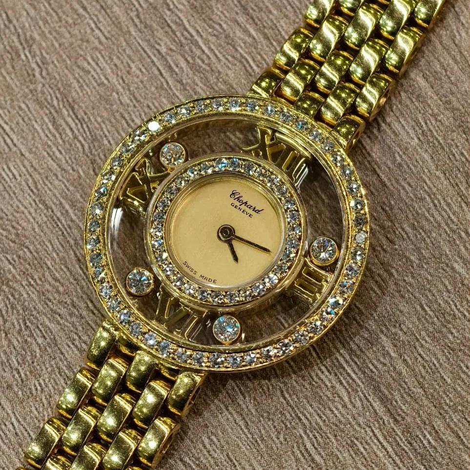 Happy Sport Lady Diamond Yellow Gold