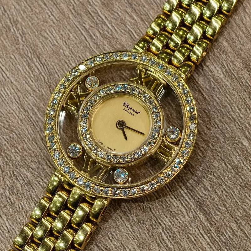 Happy Sport Lady Diamond Yellow Gold