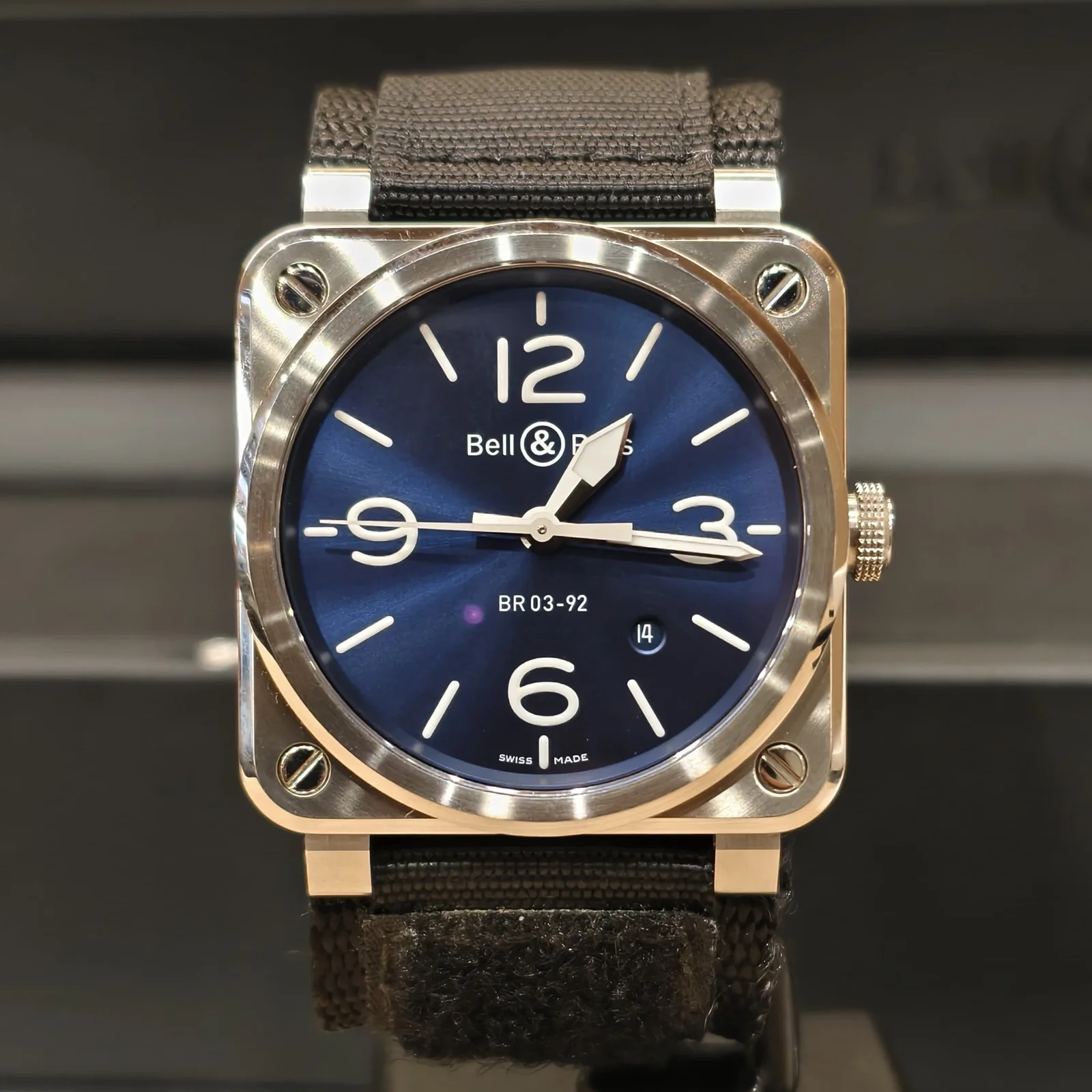 BR 03-92 Blue Stainless Steel