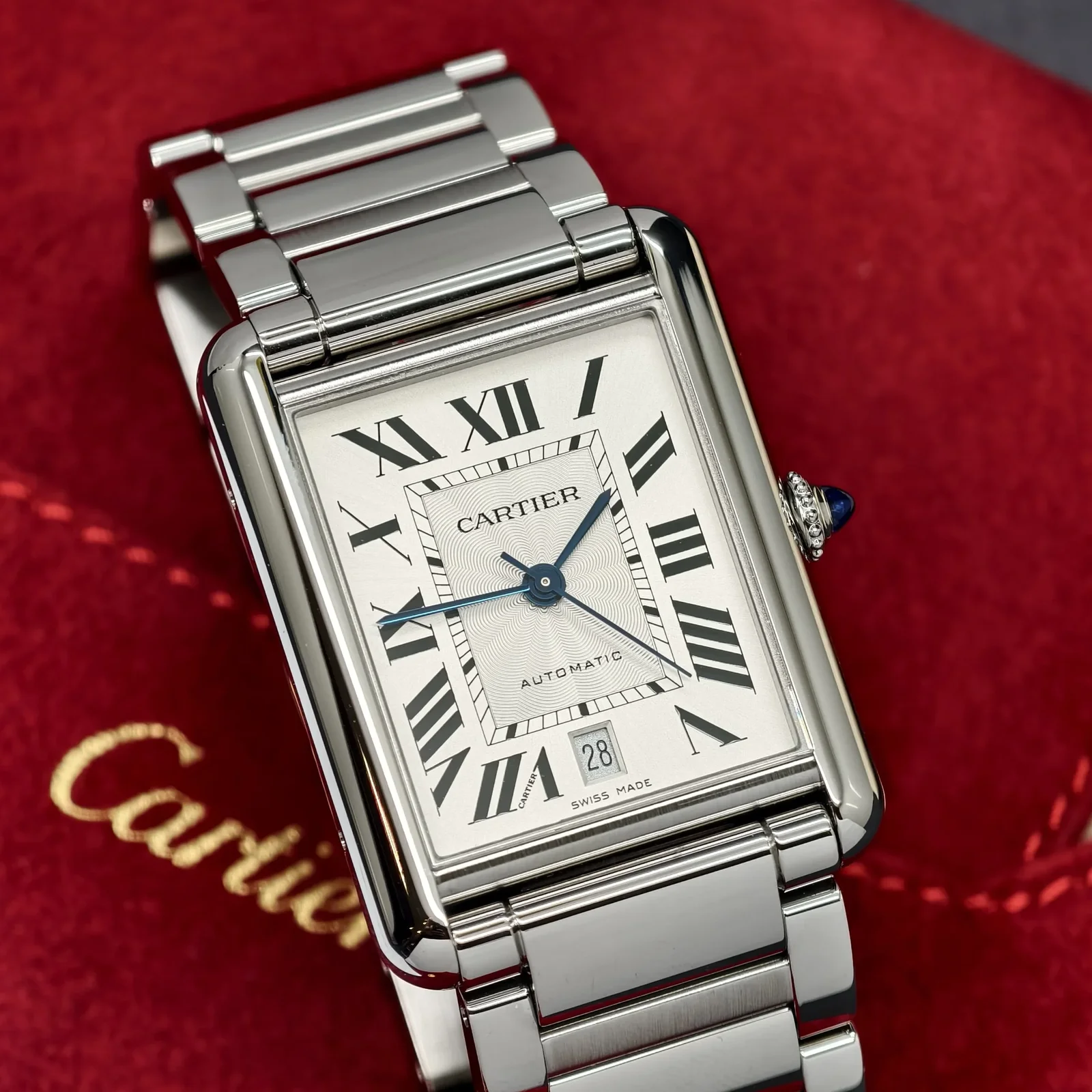Tank Must Extra Large Automatic Stainless Steel / Silver / Bracelet