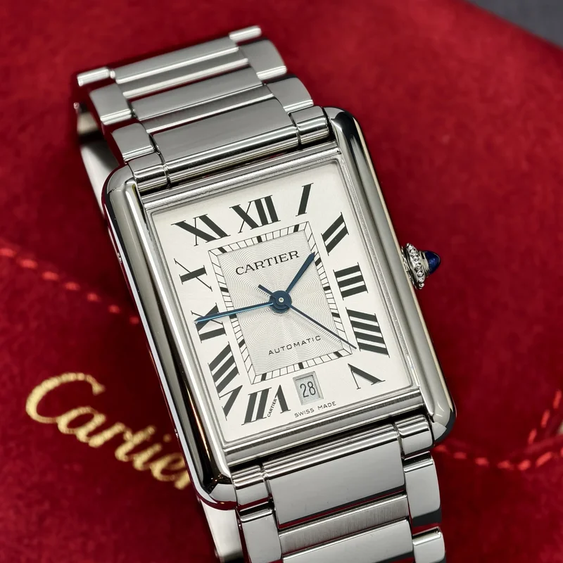 Tank Must Extra Large Automatic Stainless Steel / Silver / Bracelet
