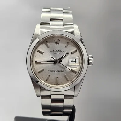 Oyster Perpetual Date 34 / 1500 / Silver / Stainless Steel